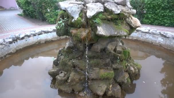 Die schönen Stadtbrunnen, langsam — Stockvideo