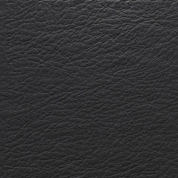 Cuero de cordero fondo negro. Textura de cuero, patrón de cuero negro genuino, 3D-renderizado — Foto de Stock