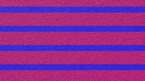 Textura de tela púrpura y azul para el fondo, Jersey con rayas impresas. Representación en 3D —  Fotos de Stock