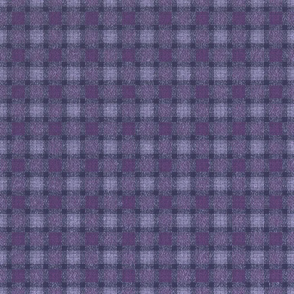 Um cobertor de lã com um padrão de tartan como pano de fundo. A textura de tecidos de lã natural em azul e branco cheque. Renderização 3D — Fotografia de Stock