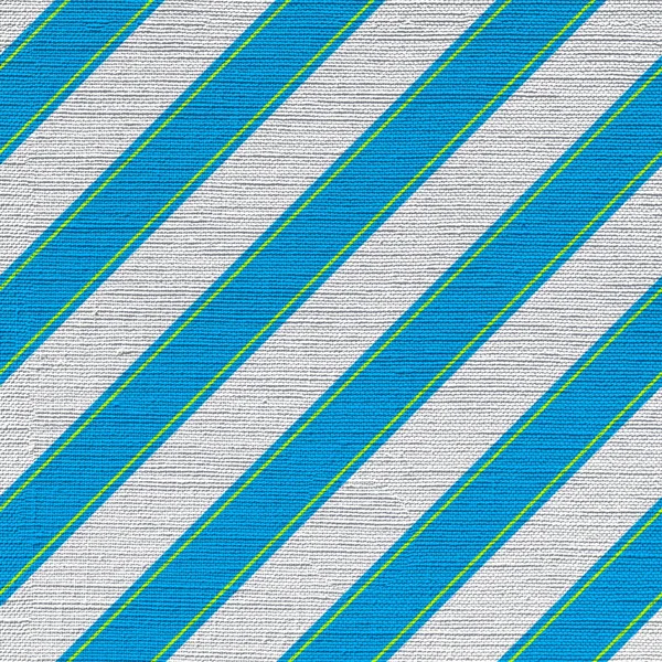 Close-up of a blue and white striped background fabric, printed cotton satin, the tablecloth, finishing the cloth or fabric for clothing. 3D-rendering — Stock Photo, Image