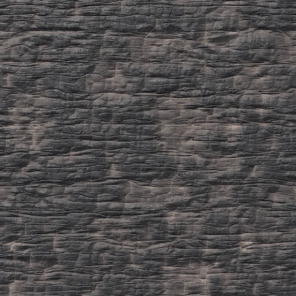 Textuur van gebrand hout close-up, zwarte achtergrond van gebrand hout 3D-rendering — Stockfoto