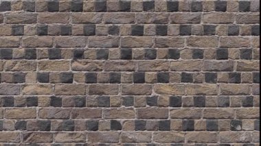 Arka plandaki eski tuğla duvar. Zamanla çatlamış, alçı izleriyle kırmızı ve gri renkli kirli tuğlaları soyuyordu. 3 Boyutlu Hazırlama