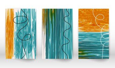 İskandinav ev dekoru. El çizgileri. Modern sanat tuvali. Suluboya etkisi tasarımı. İskandinav sanat tasarımı. Çizgiler, doku taklidi.