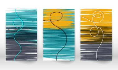 İskandinav ev dekoru. Bir dizi soyut el çizgileri. Modern sanat tuvali. Suluboya efekt tasarımı. İskandinav sanat tasarımı.