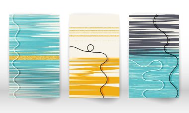 İskandinav ev dekoru. Bir dizi soyut el çizgileri. Modern sanat tuvali. Suluboya efekt tasarımı. İskandinav sanat tasarımı.