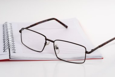 gözlük ve defter