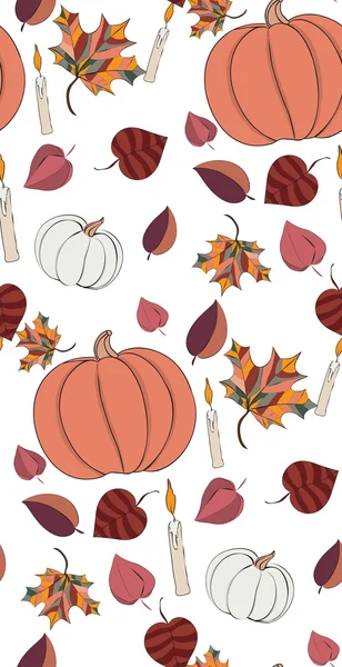 Cadılar Bayramı desen. Sonbahar desen