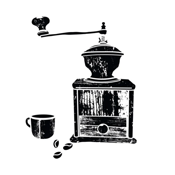 Siyah vintage Kahve değirmeni