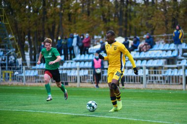 KHARKIV, UKRAINE - 5 Ekim 2020: PFL Metallist-1925 - Avangard