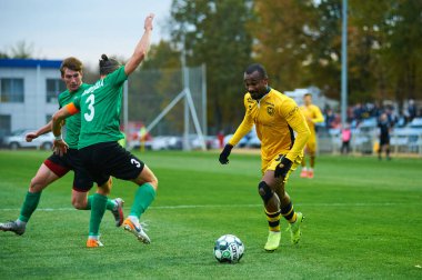 KHARKIV, UKRAINE - 5 Ekim 2020: PFL Metallist-1925 - Avangard