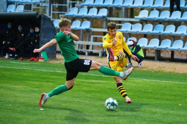 KHARKIV, UKRAINE - 5 Ekim 2020: PFL Metallist-1925 - Avangard