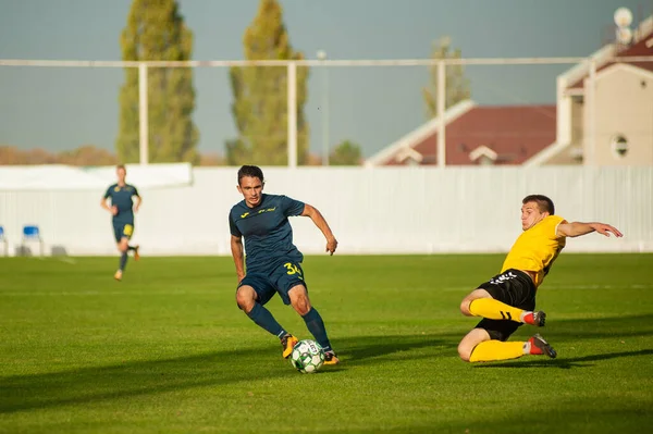 Kharkiv Ukraine Oktober 2020 Vladimir Tanchuk Actie Tijdens Voetbalwedstrijd Van — Stockfoto