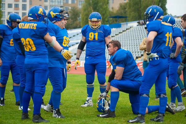 Kharkov Ucrania Octubre 2020 Final Del Partido Fútbol Americano Copa — Foto de Stock