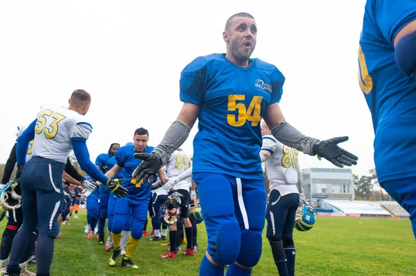 Kharkov Ukraine Oktober 2020 Das American Football Finale Der Ukraine — Stockfoto