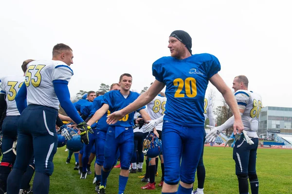 Kharkov Ukraine Oktober 2020 Das American Football Finale Der Ukraine — Stockfoto