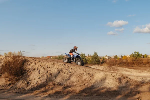 Kharkov Ukraine Oktober 2020 Utbildning Oidentifierade Motocross Ryttare — Stockfoto