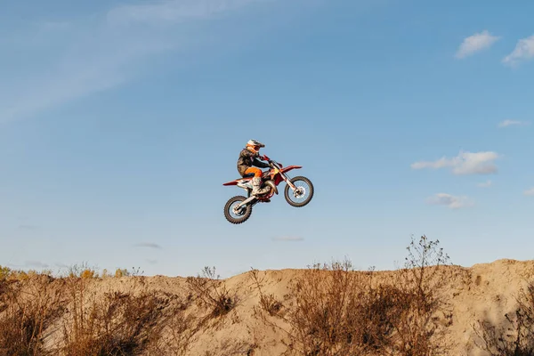 Kharkov Ukraine October 2020 Training Unidentified Motocross Riders — 图库照片