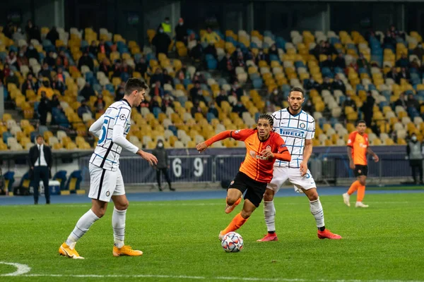 Kyiv Ukraine October 2020 Taison Football Match Group Uefa Champions — Stock Photo, Image