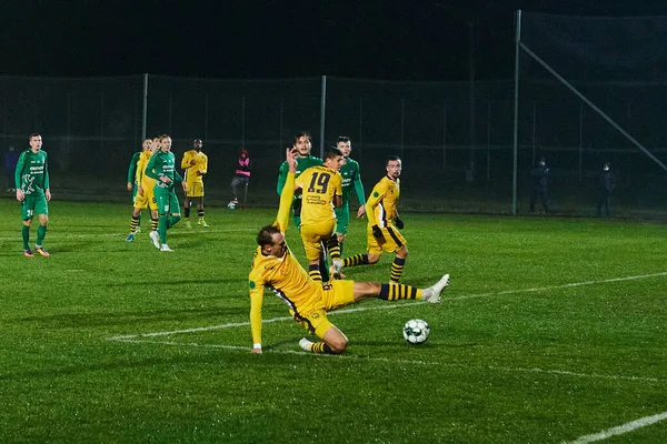 Kharkiv Ukraine Octobre 2020 Match Football Ligue Ukrainienne Football Professionnel — Photo