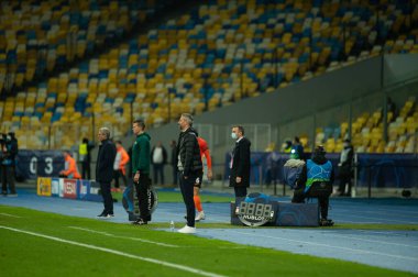 KYIV, UKRAINE - NOVEMBER 3, 2020: UEFA Şampiyonlar Ligi B Grubu FC Shakhtar - Borussia Monchengladbach maçında Dodo