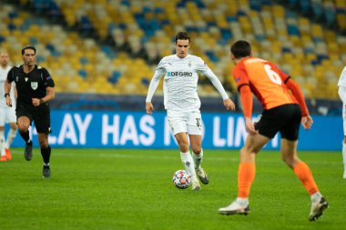 KYIV, UKRAINE - 3 Kasım 2020 UEFA Şampiyonlar Ligi B Grubu futbol karşılaşması FC Shakhtar Borussia Monchengladbach 'a karşı