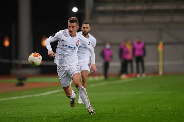 Kyiv Ukraine Novembro 2020 Vladyslav Kabayev Uefa Europa League Jogo — Fotografia de Stock