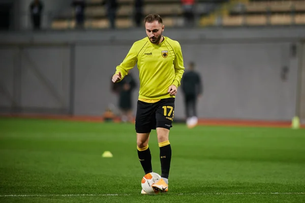 Kiew Ukraine November 2020 Muamer Tankovic Uefa Europa League Fußballspiel — Stockfoto