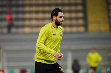 KYIV, UKRAINE - 4 Kasım 2020 Yevhen Shakhov. FC ZORYA LUHANSK ve FC AEK ATHENS arasında oynanan UEFA Avrupa Ligi futbol karşılaşması