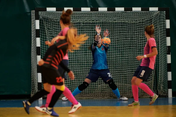 Kharkiv Ukraine November 2020 Futsal Ukrainian Women Cup Tesla Ims — Stok fotoğraf