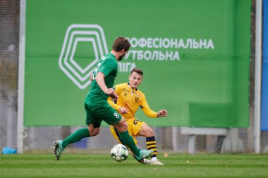 KHARKIV, UKRAINE - NOVEMBER 10, 2020: PFL Metallist-1925 - Prikarpattya