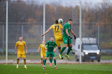 KHARKIV, UKRAINE - NOVEMBER 10, 2020: PFL Metallist-1925 - Prikarpattya