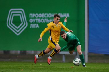 KHARKIV, UKRAINE - NOVEMBER 10, 2020: PFL Metallist-1925 - Prikarpattya