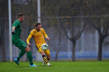 KHARKIV, UKRAINE - NOVEMBER 10, 2020: PFL Metallist-1925 - Prikarpattya