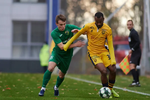 KHARKIV, UKRAINE - NOVEMBER 10, 2020: PFL Metallist-1925 - Prikarpattya