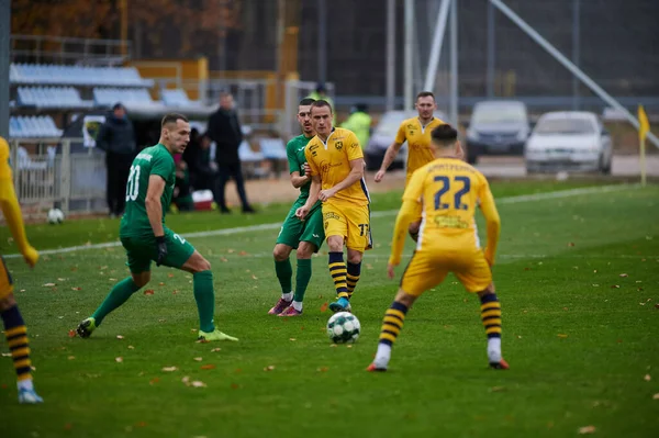 Kharkiv Ukraine November 2020 Fußballspiel Der Pfl Metallist 1925 Prikarpattya — Stockfoto