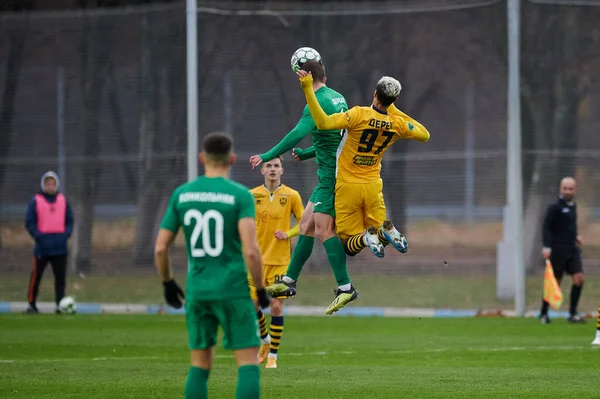 Kharkiv Ukraine November 2020 Football Match Pfl Metallist 1925 Prikarpattya — Stock Photo, Image