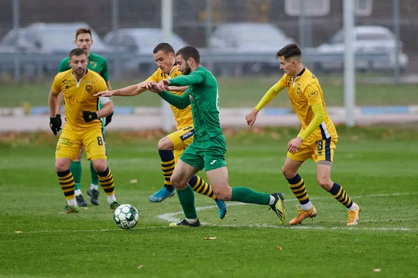 Kharkiv Ukraine Novembre 2020 Match Football Pfl Metallist 1925 Prikarpattya — Photo