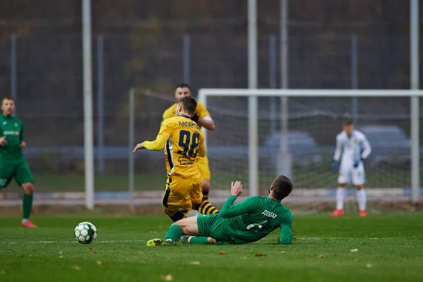 Kharkiv Ukraine November 2020 Fußballspiel Der Pfl Metallist 1925 Prikarpattya — Stockfoto