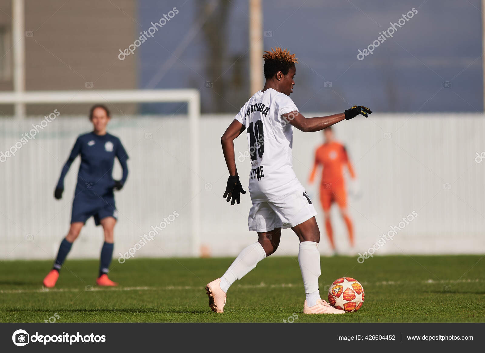 Kharkiv Ucrânia Novembro 2020 Jogo Futebol Feminino Zhitlobud