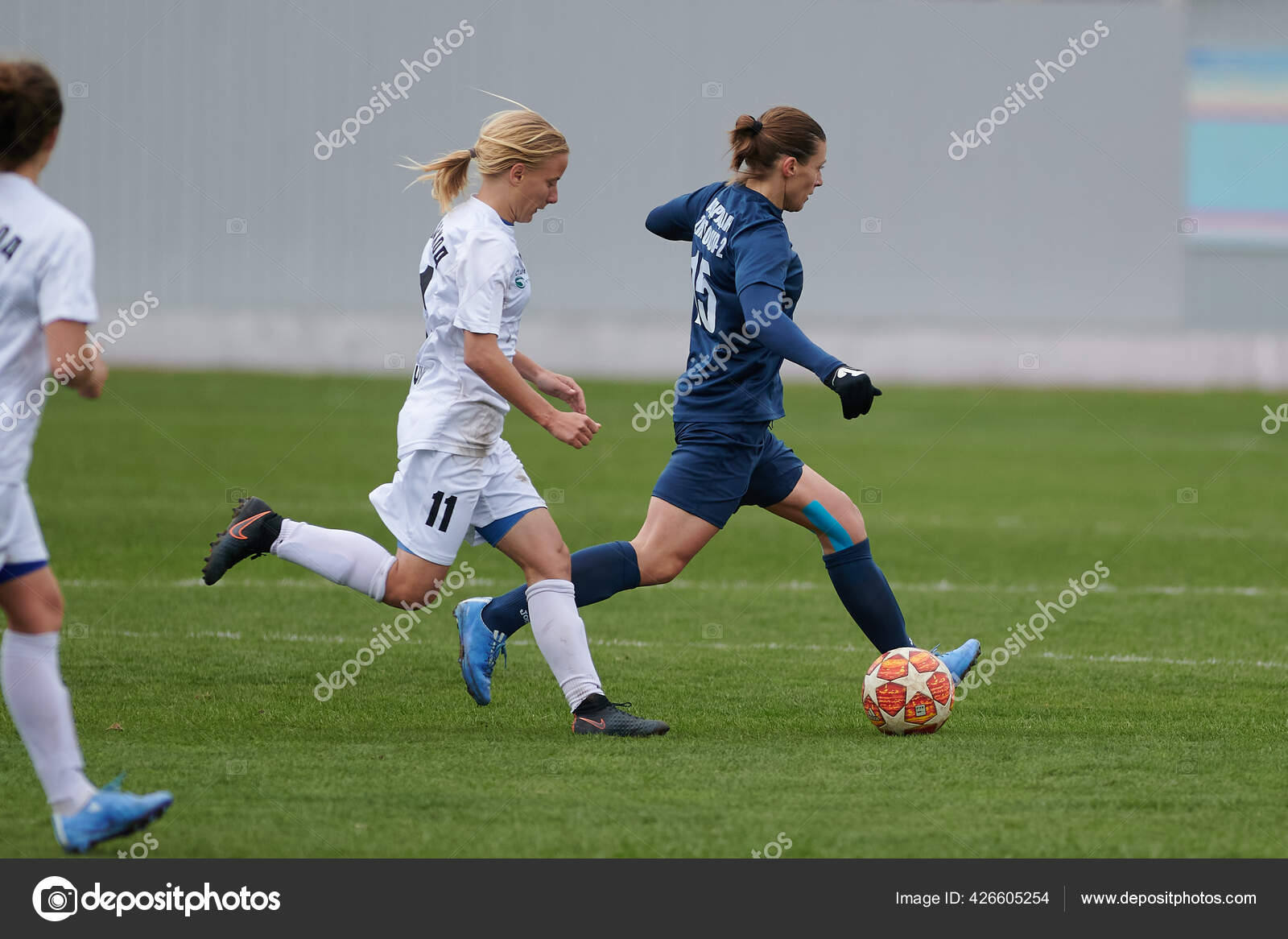 Kharkiv Ucrânia Novembro 2020 Jogo Futebol Feminino Zhitlobud