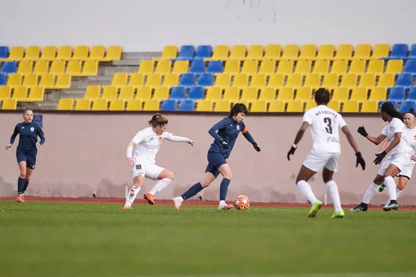 Kharkiv Ukraine Novembre 2020 Match Football Féminin Zhitlobud Contre Voshod — Photo