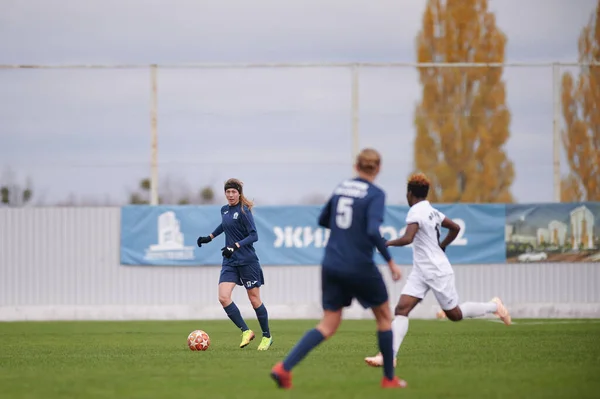 Kharkiv Ukraine Novembre 2020 Match Football Féminin Zhitlobud Contre Voshod — Photo