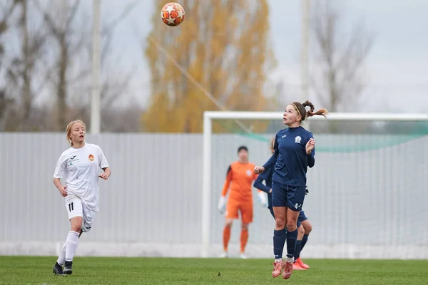 Kharkiv Ukraine Kasım 2020 Kadın Futbol Maçı Zhitlobud Voshod Tecrit — Stok fotoğraf