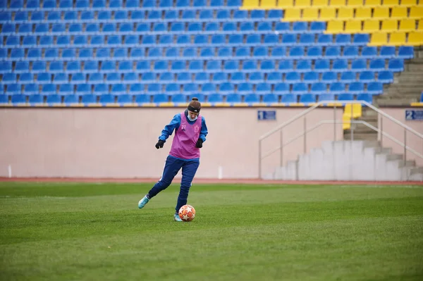Kharkiv Ucrânia Novembro 2020 Jogo Futebol Feminino Zhitlobud Voshod Desporto — Fotografia de Stock