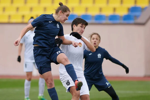 Kharkiv Ukraine Kasım 2020 Kadın Futbol Maçı Zhitlobud Voshod Tecrit — Stok fotoğraf