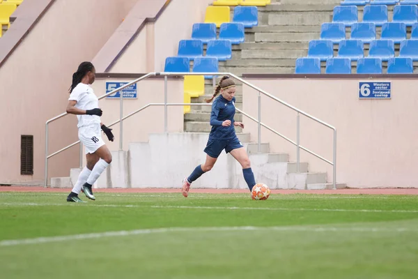 Kharkiv Ucraina Novembre 2020 Partita Calcio Femminile Zhitlobud Contro Voshod — Foto Stock