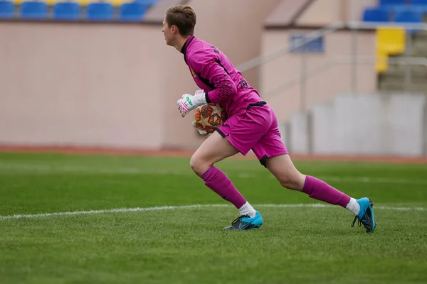 Kharkiv Ucraina Novembre 2020 Partita Calcio Femminile Zhitlobud Contro Voshod — Foto Stock