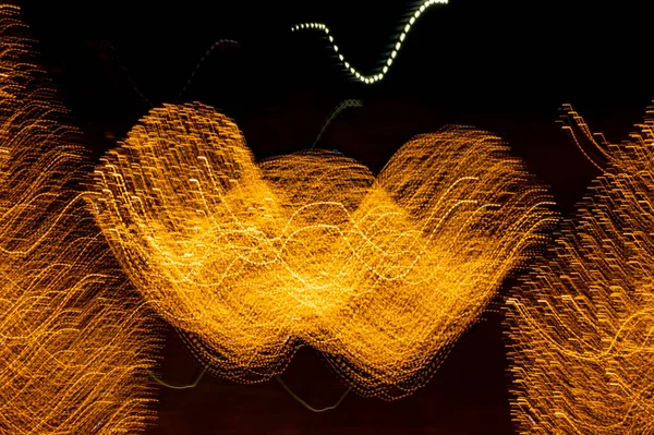 Prędkość Cyfrowych Świateł Ruchu Jasnopomarańczowy Neon Świecący Szybko Poruszającymi Się — Zdjęcie stockowe