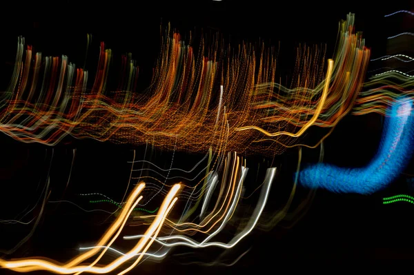 Prędkość Cyfrowych Świateł Ruchu Jasnopomarańczowy Neon Świecący Szybko Poruszającymi Się — Zdjęcie stockowe